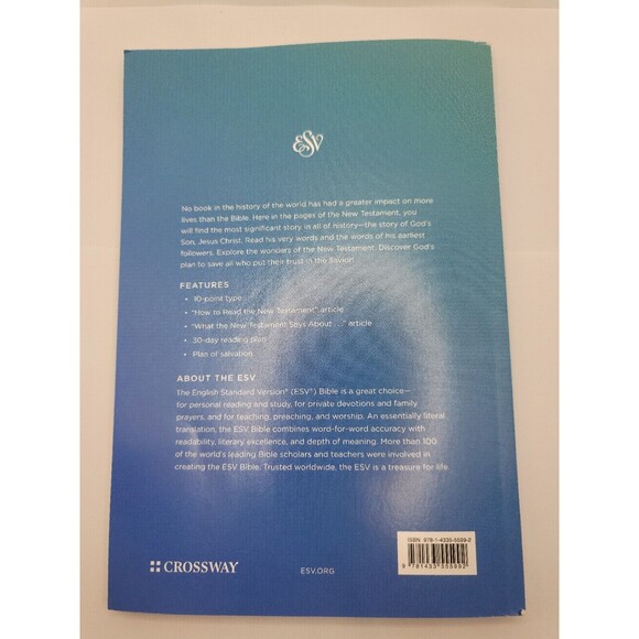 ESV Outreach New Testament, Large Print (Paperback) by Spck (2017, Trade... - Picture 2 of 2